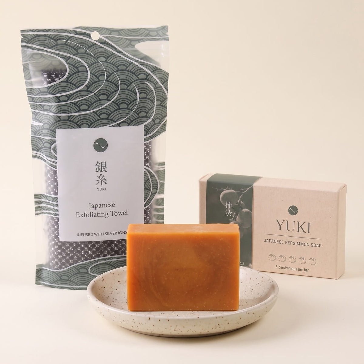 Yuki Persimmon Soap Kit